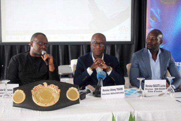 Conférence de presse de lancement de la 3e édition du gala de boxe international dénommé " le choc des titans"