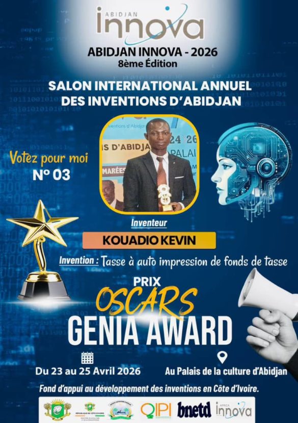 Inventeur : KOUADIO KEVIN