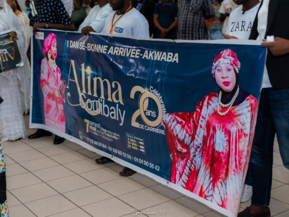 L’arrivée de la Chantre ALIMA à Abidjan